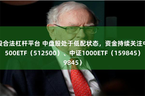 炒股合法杠杆平台 中盘股处于低配状态，资金持续关注中证500ETF（512500）、中证1000ETF（159845）