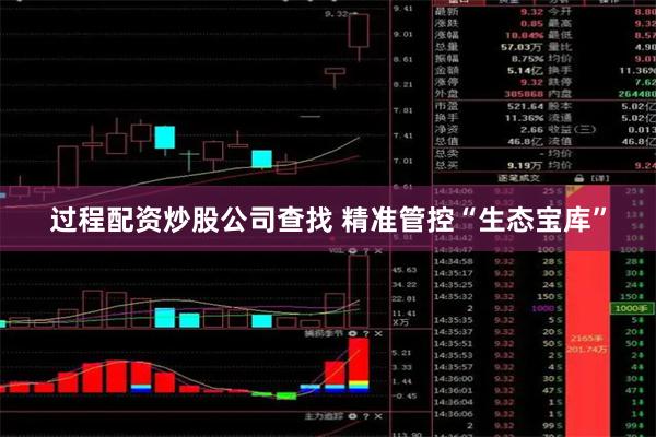 过程配资炒股公司查找 精准管控“生态宝库”