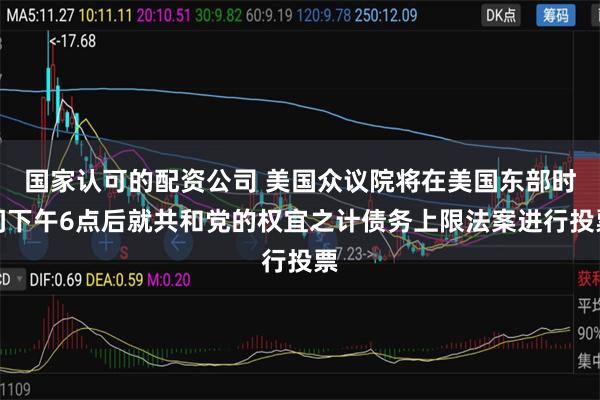 国家认可的配资公司 美国众议院将在美国东部时间下午6点后就共和党的权宜之计债务上限法案进行投票