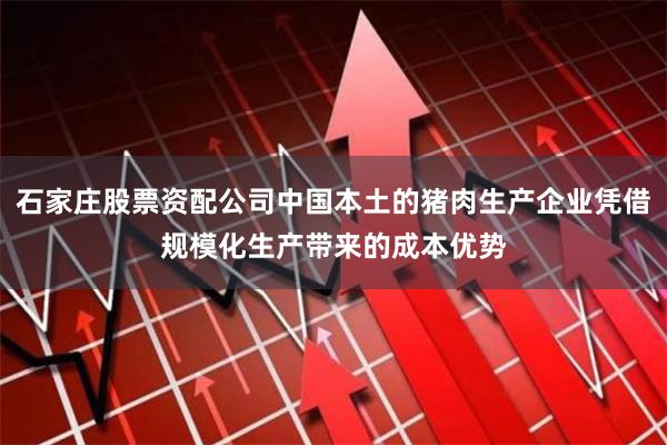 石家庄股票资配公司中国本土的猪肉生产企业凭借规模化生产带来的成本优势